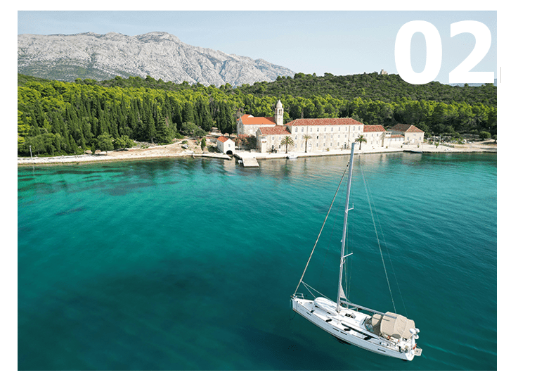 Sailing in Croatia